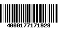 Código de Barras 4000177171929