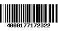 Código de Barras 4000177172322