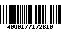 Código de Barras 4000177172810