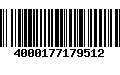 Código de Barras 4000177179512