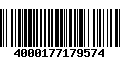 Código de Barras 4000177179574