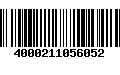 Código de Barras 4000211056052