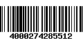 Código de Barras 4000274285512