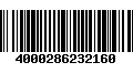 Código de Barras 4000286232160