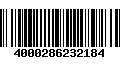 Código de Barras 4000286232184