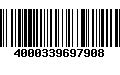 Código de Barras 4000339697908