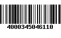 Código de Barras 4000345046110