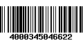 Código de Barras 4000345046622