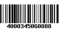 Código de Barras 4000345060888