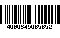 Código de Barras 4000345085652