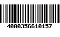 Código de Barras 4000356610157