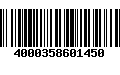 Código de Barras 4000358601450