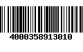 Código de Barras 4000358913010