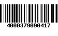 Código de Barras 4000379090417