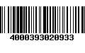 Código de Barras 4000393020933