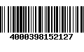 Código de Barras 4000398152127