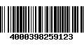 Código de Barras 4000398259123