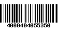 Código de Barras 4000404055350