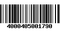 Código de Barras 4000405001790