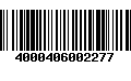 Código de Barras 4000406002277