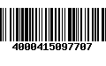 Código de Barras 4000415097707