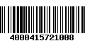 Código de Barras 4000415721008