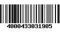 Código de Barras 4000433031905