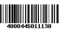 Código de Barras 4000446011130