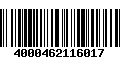 Código de Barras 4000462116017