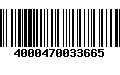 Código de Barras 4000470033665