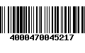 Código de Barras 4000470045217