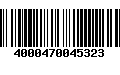 Código de Barras 4000470045323