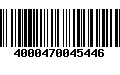 Código de Barras 4000470045446