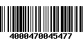 Código de Barras 4000470045477