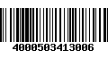 Código de Barras 4000503413006