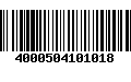 Código de Barras 4000504101018