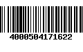 Código de Barras 4000504171622