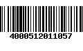 Código de Barras 4000512011057