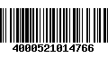 Código de Barras 4000521014766