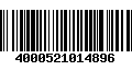 Código de Barras 4000521014896