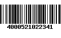 Código de Barras 4000521022341