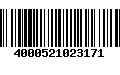 Código de Barras 4000521023171