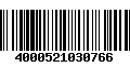 Código de Barras 4000521030766