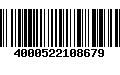 Código de Barras 4000522108679