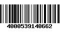 Código de Barras 4000539140662