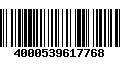 Código de Barras 4000539617768