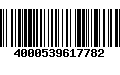 Código de Barras 4000539617782