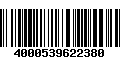 Código de Barras 4000539622380