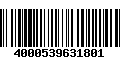 Código de Barras 4000539631801