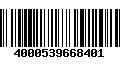 Código de Barras 4000539668401